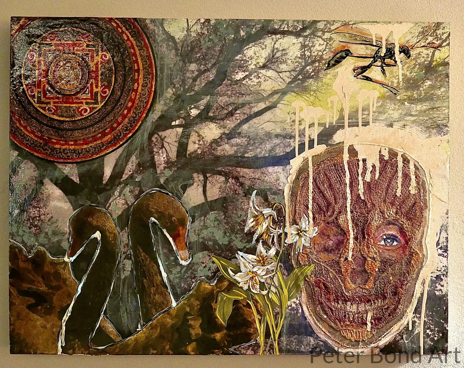 mixed media painting/ collage mixed media painting/ collage