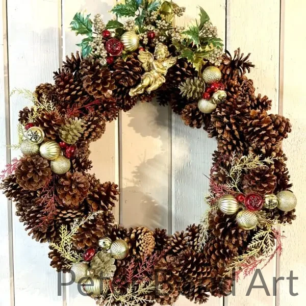 ponderosa pinecone wreath (copy)