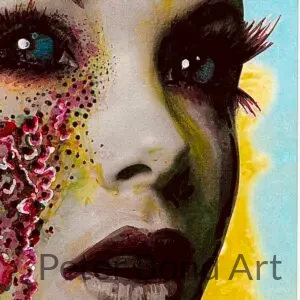 Collage/ Drawing Print 8"x10" - Liv collage/ drawing print 8"x10" mermaid (copy)