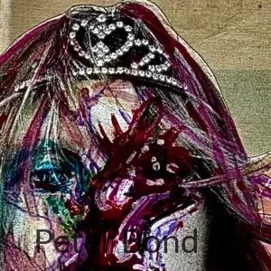 collage/ drawing print 8"x10" mermaid (copy)